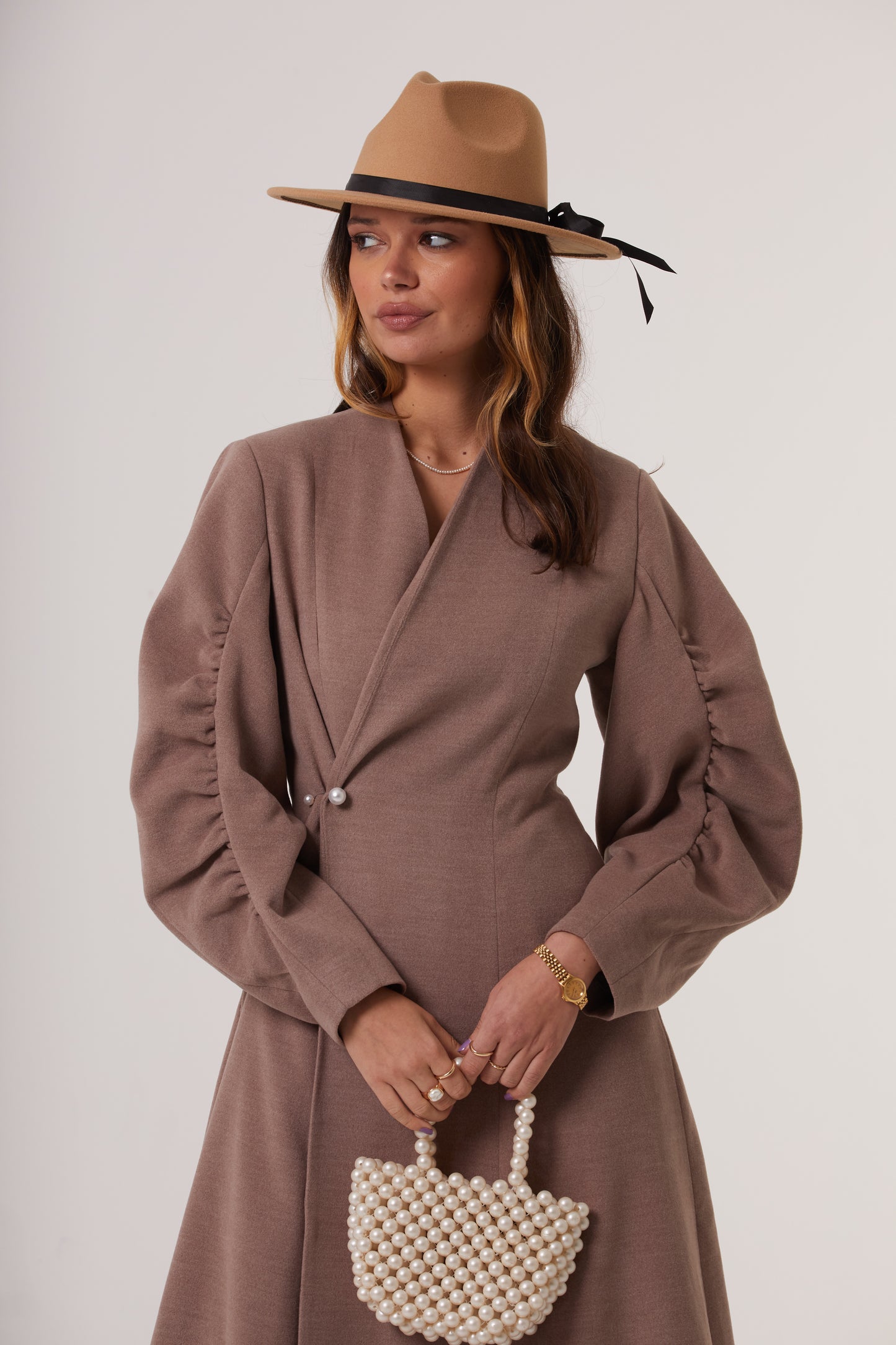 Robe Manteau 100% Laine