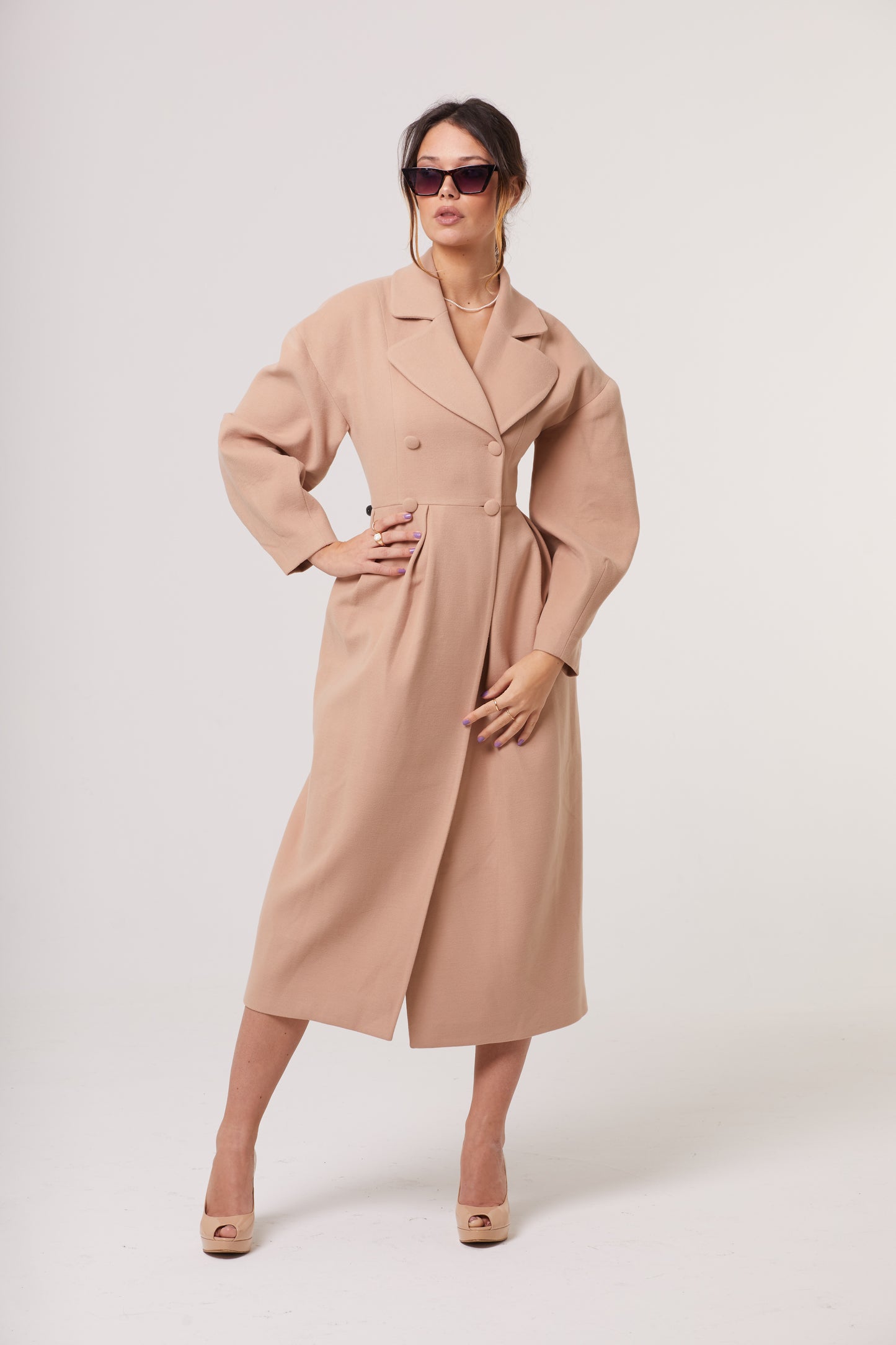 Robe manteau 100% Laine