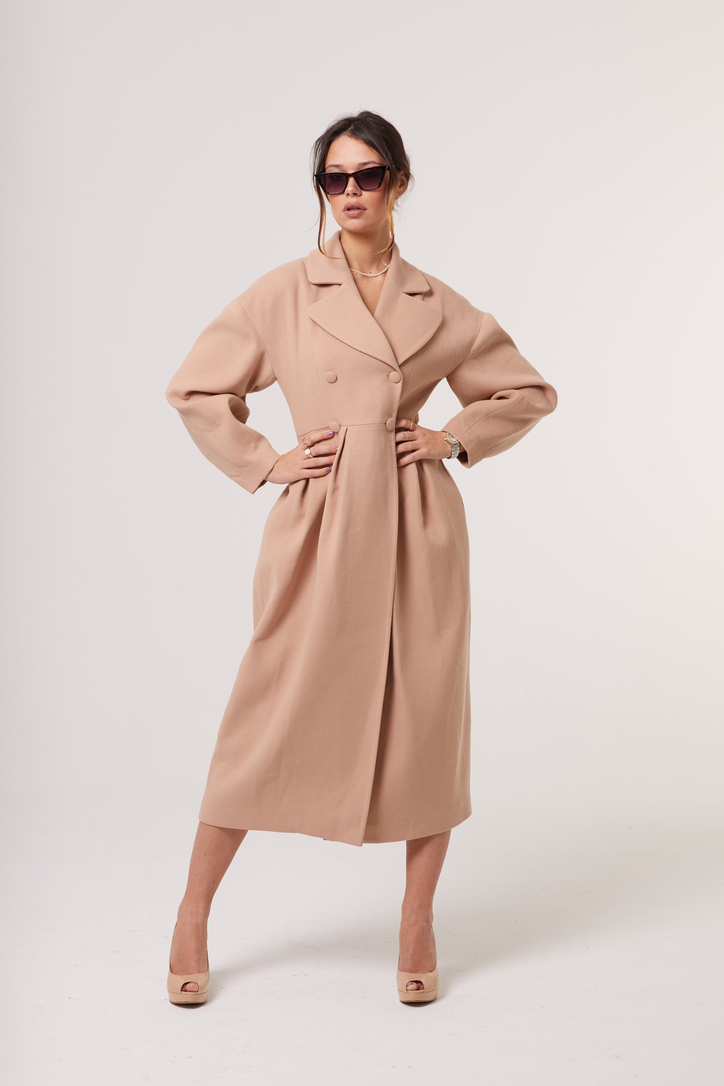 Robe manteau 100% Laine