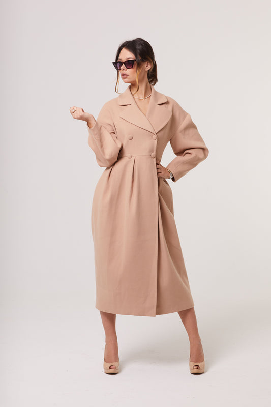 Robe manteau 100% Laine