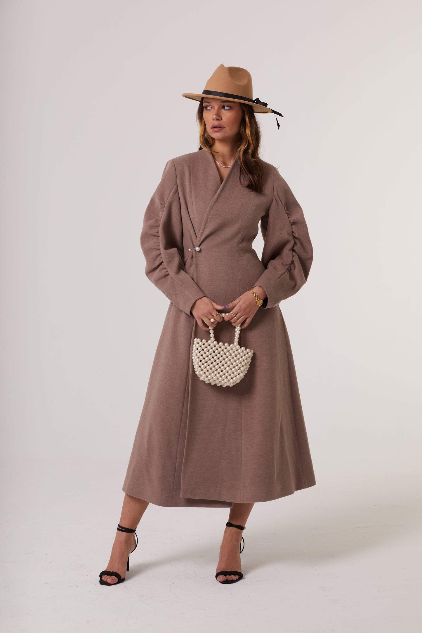 Robe Manteau 100% Laine